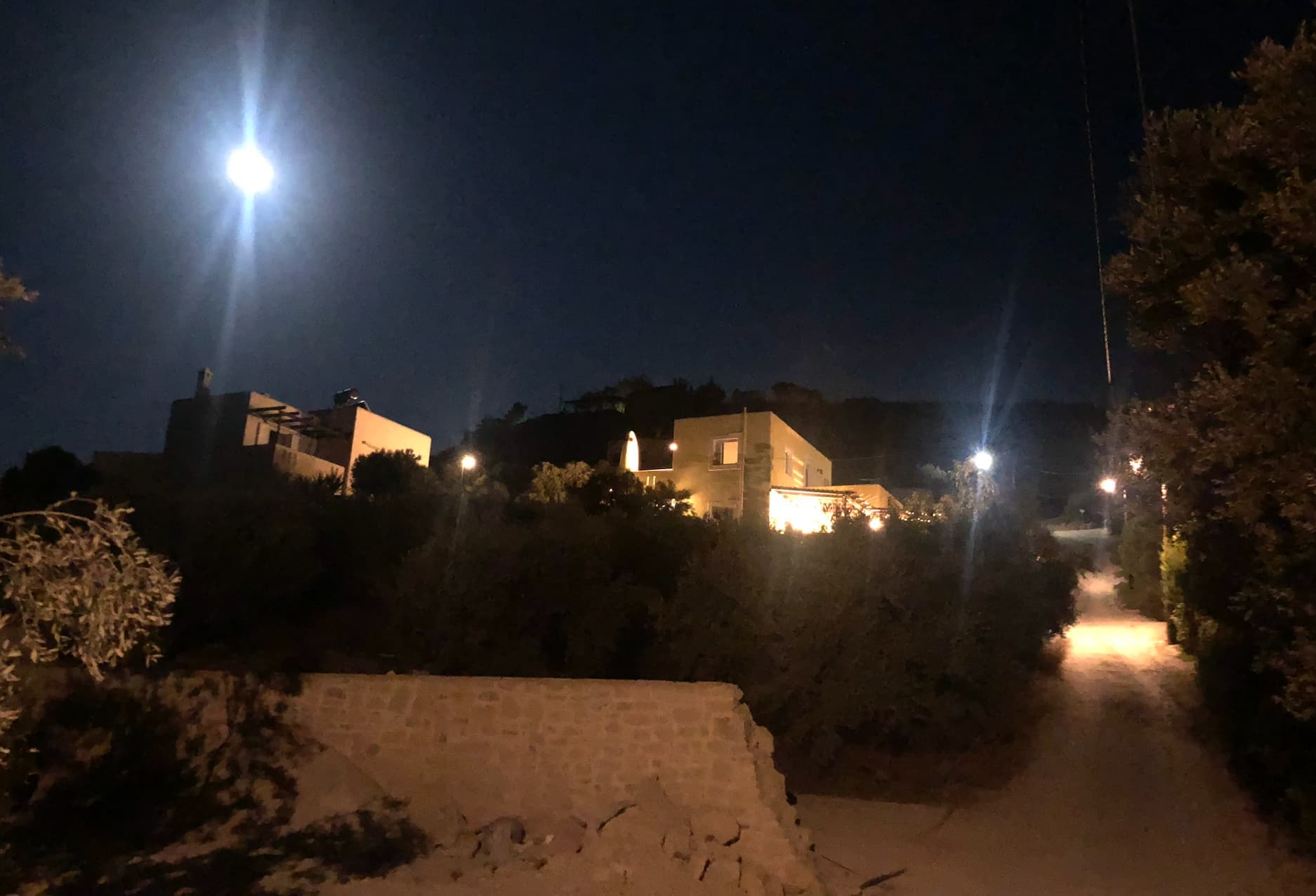 La villa vue de l'extérieur